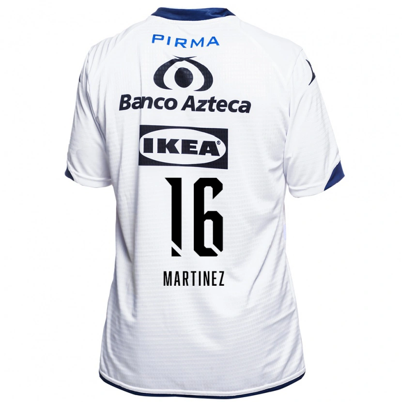 Danxen Hombre Camiseta Dulce Martínez #16 Blanco Negro Azul 1ª Equipación 2026/27 La Camisa