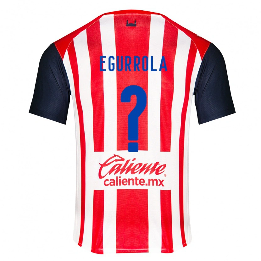 Danxen Hombre Camiseta Luis Egurrola #0 Rojo Negro Blanco 1ª Equipación 2026/27 La Camisa