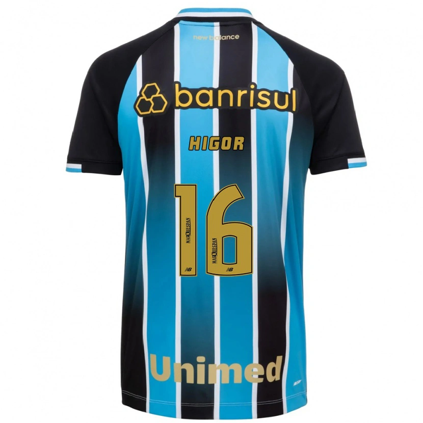 Danxen Hombre Camiseta Higor Sousa E Silva #16 Azul Marrón Negro 1ª Equipación 2026/27 La Camisa