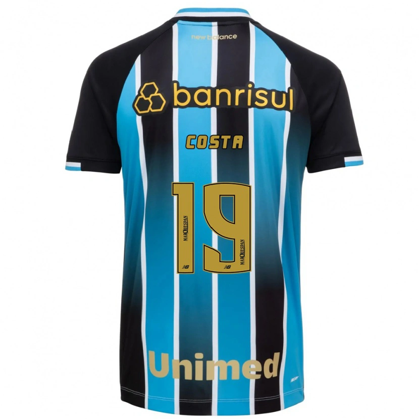Danxen Hombre Camiseta Diego Costa #19 Azul Marrón Negro 1ª Equipación 2026/27 La Camisa