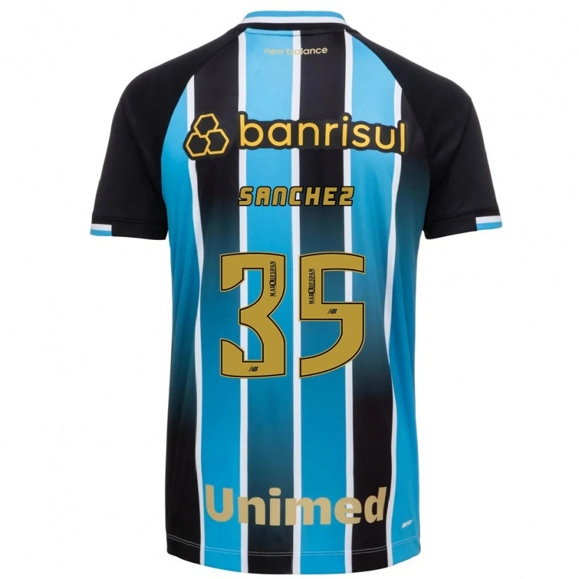 Danxen Hombre Camiseta Lari Sanchez #35 Azul Marrón Negro 1ª Equipación 2026/27 La Camisa