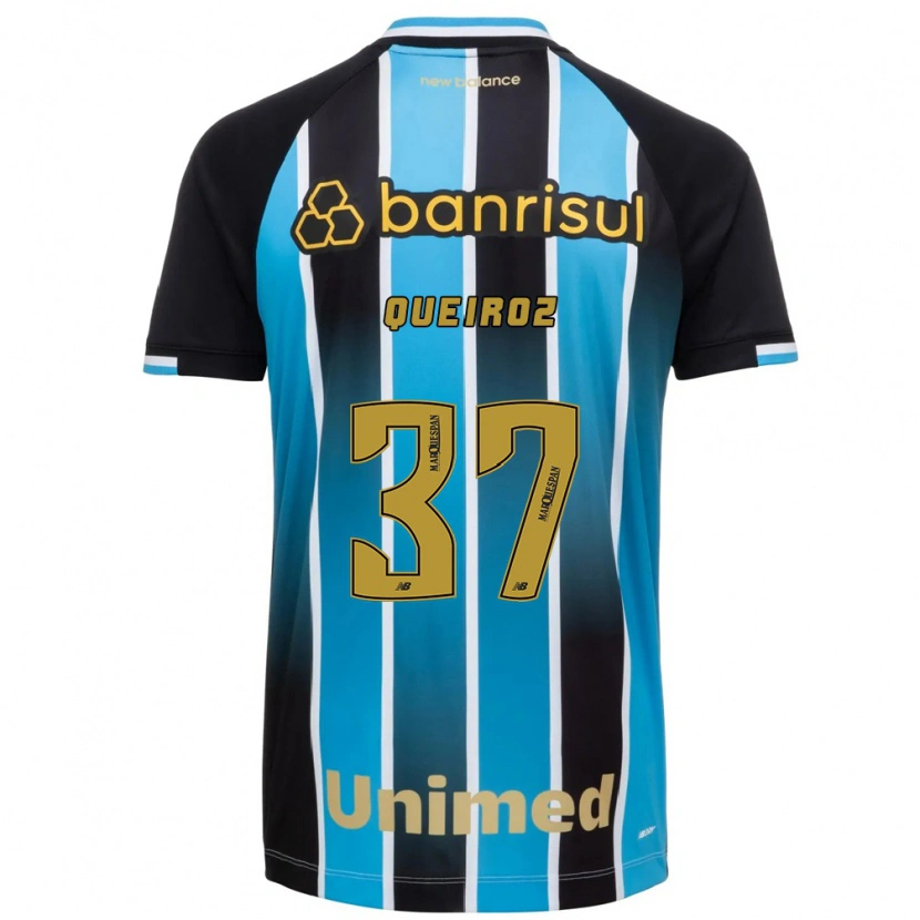 Danxen Hombre Camiseta Du Queiroz #37 Azul Marrón Negro 1ª Equipación 2026/27 La Camisa