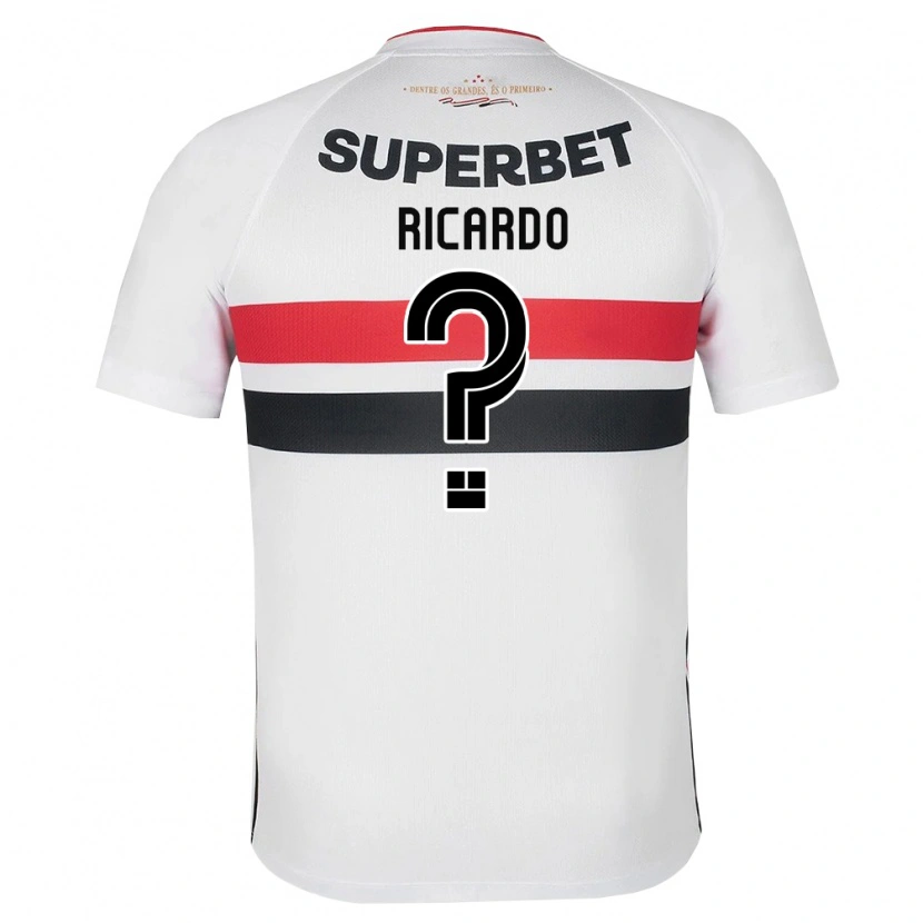 Danxen Hombre Camiseta João Ricardo #0 Blanco Rojo Negro 1ª Equipación 2026/27 La Camisa