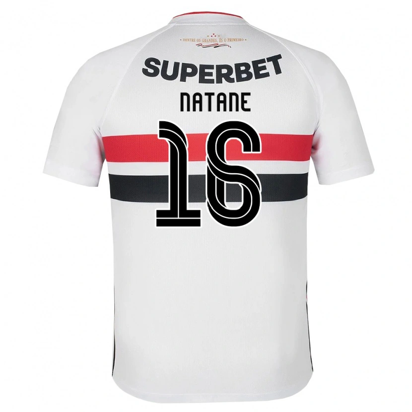 Danxen Hombre Camiseta Natane #16 Blanco Rojo Negro 1ª Equipación 2026/27 La Camisa