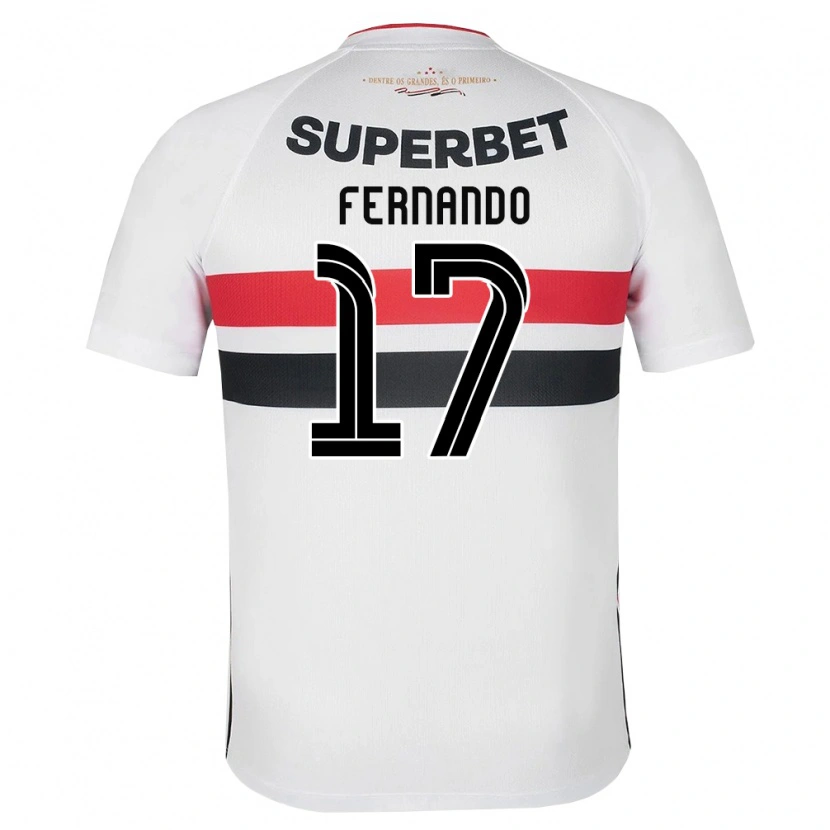 Danxen Hombre Camiseta Luiz Fernando #17 Blanco Rojo Negro 1ª Equipación 2026/27 La Camisa