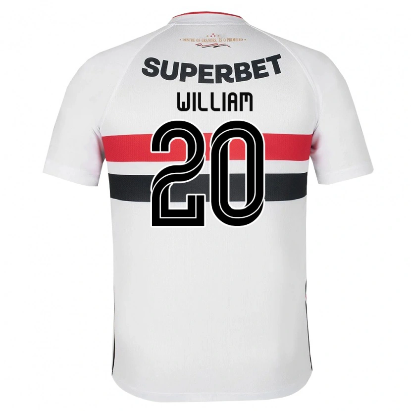 Danxen Hombre Camiseta Robert William #20 Blanco Rojo Negro 1ª Equipación 2026/27 La Camisa