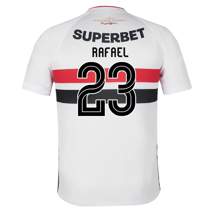 Danxen Hombre Camiseta Rafael Pires Monteiro #23 Blanco Rojo Negro 1ª Equipación 2026/27 La Camisa