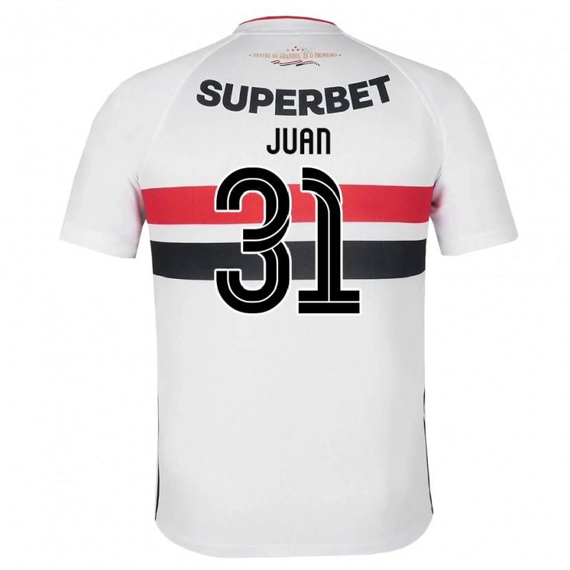 Danxen Hombre Camiseta Juan #31 Blanco Rojo Negro 1ª Equipación 2026/27 La Camisa