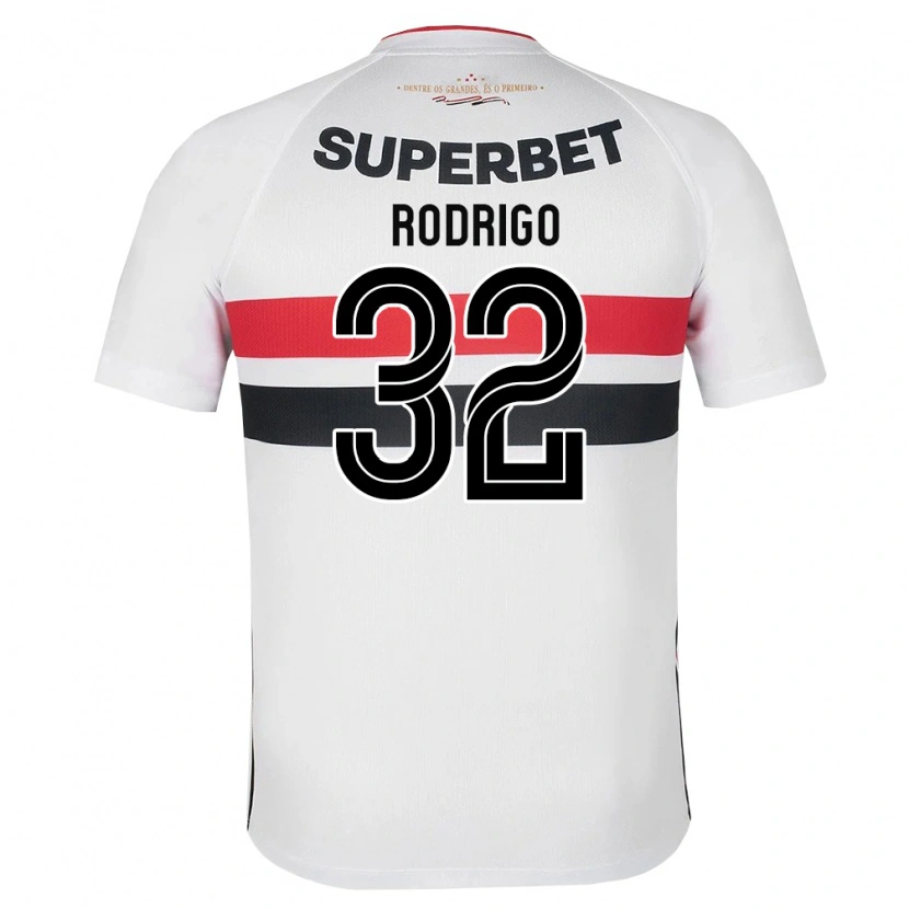 Danxen Hombre Camiseta Rodrigo #32 Blanco Rojo Negro 1ª Equipación 2026/27 La Camisa