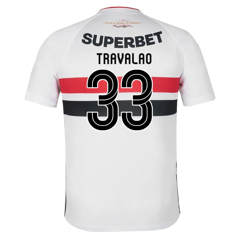 Danxen Hombre Camiseta Rafa Travalão #33 Blanco Rojo Negro 1ª Equipación 2026/27 La Camisa
