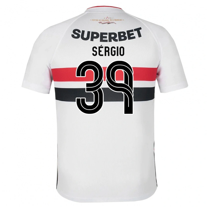 Danxen Hombre Camiseta Paulinho #39 Blanco Rojo Negro 1ª Equipación 2026/27 La Camisa