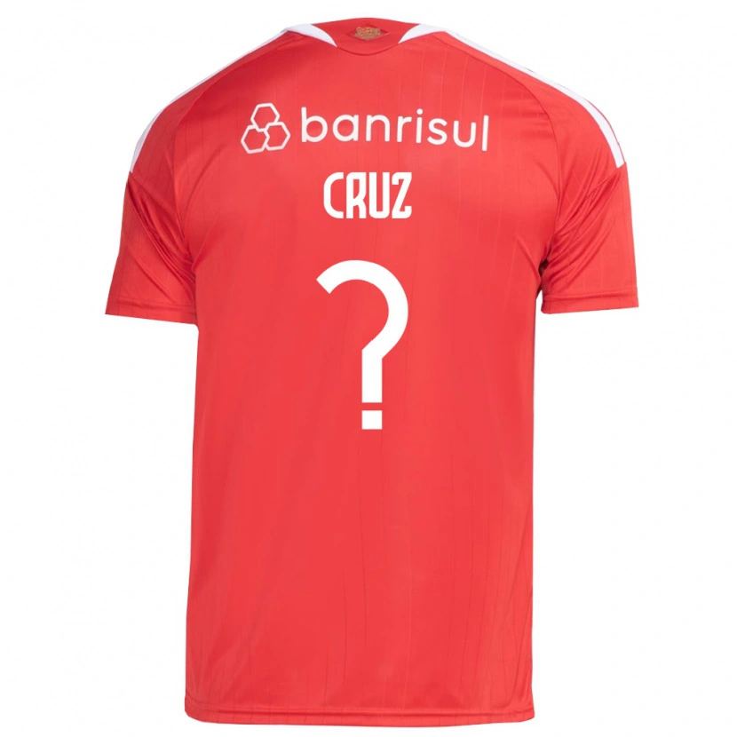 Danxen Hombre Camiseta Pedro Cruz #0 Rojo Blanco 1ª Equipación 2026/27 La Camisa