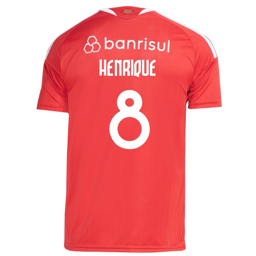 Danxen Hombre Camiseta Bruno Henrique #8 Rojo Blanco 1ª Equipación 2026/27 La Camisa