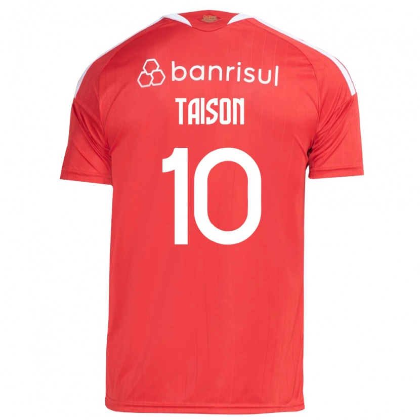 Danxen Hombre Camiseta Taison #10 Rojo Blanco 1ª Equipación 2026/27 La Camisa