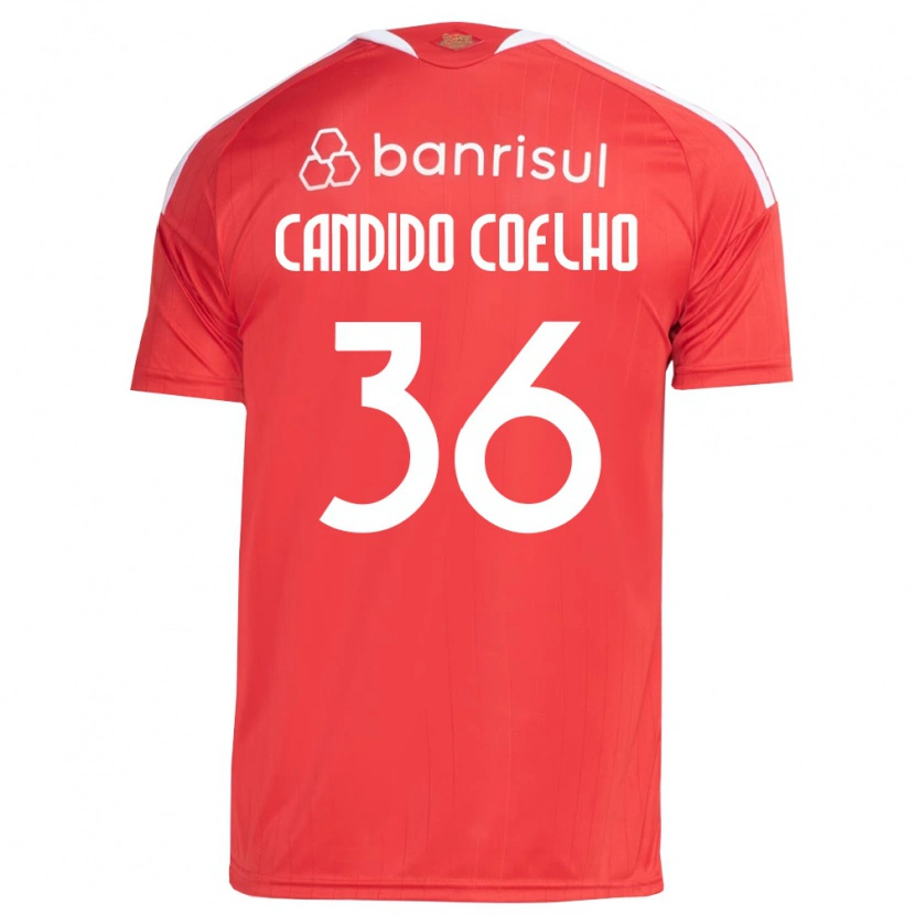 Danxen Hombre Camiseta Richard Candido Coelho #36 Rojo Blanco 1ª Equipación 2026/27 La Camisa