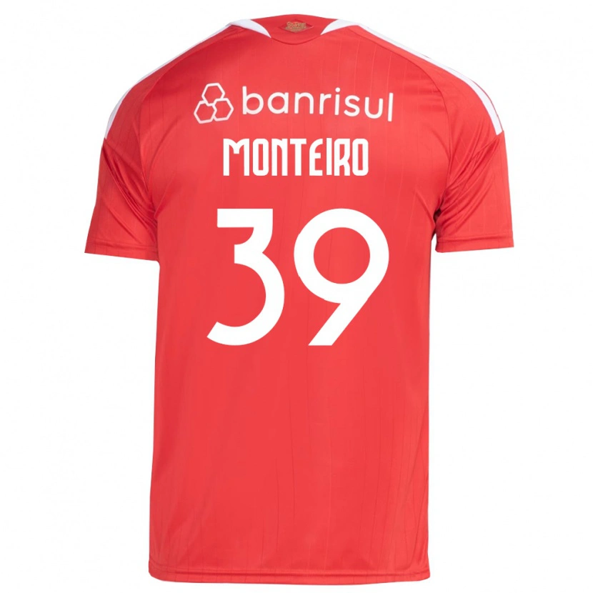Danxen Hombre Camiseta Letícia Monteiro #39 Rojo Blanco 1ª Equipación 2026/27 La Camisa