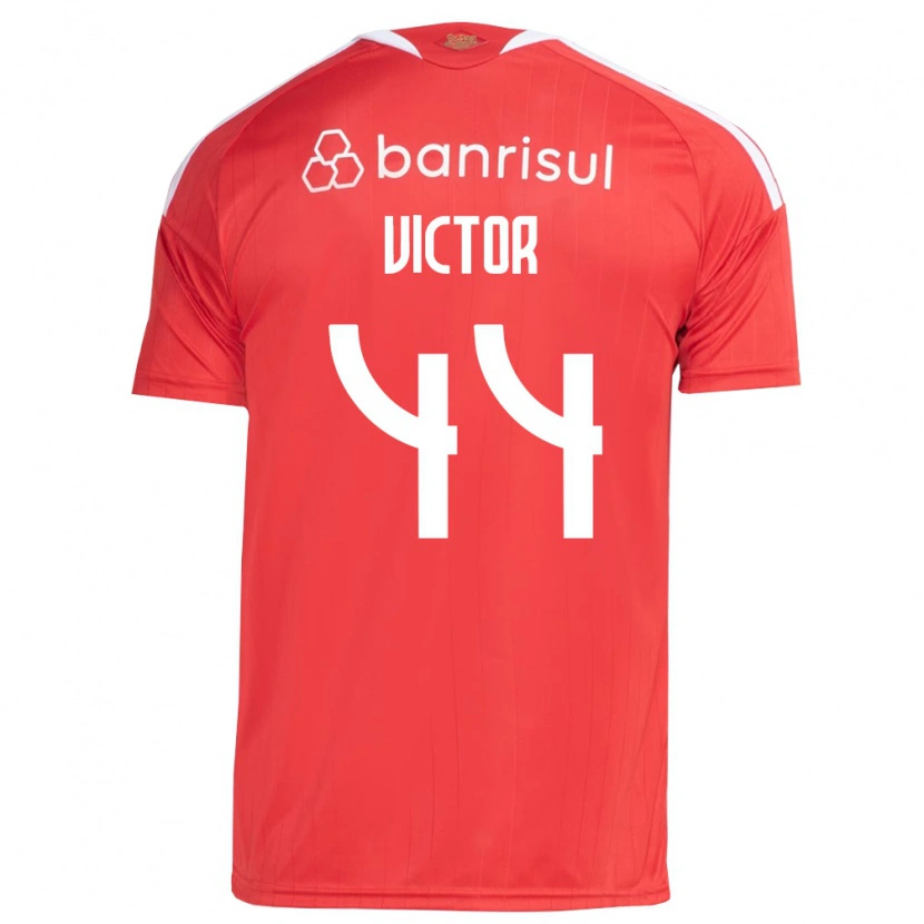 Danxen Hombre Camiseta João Victor #44 Rojo Blanco 1ª Equipación 2026/27 La Camisa