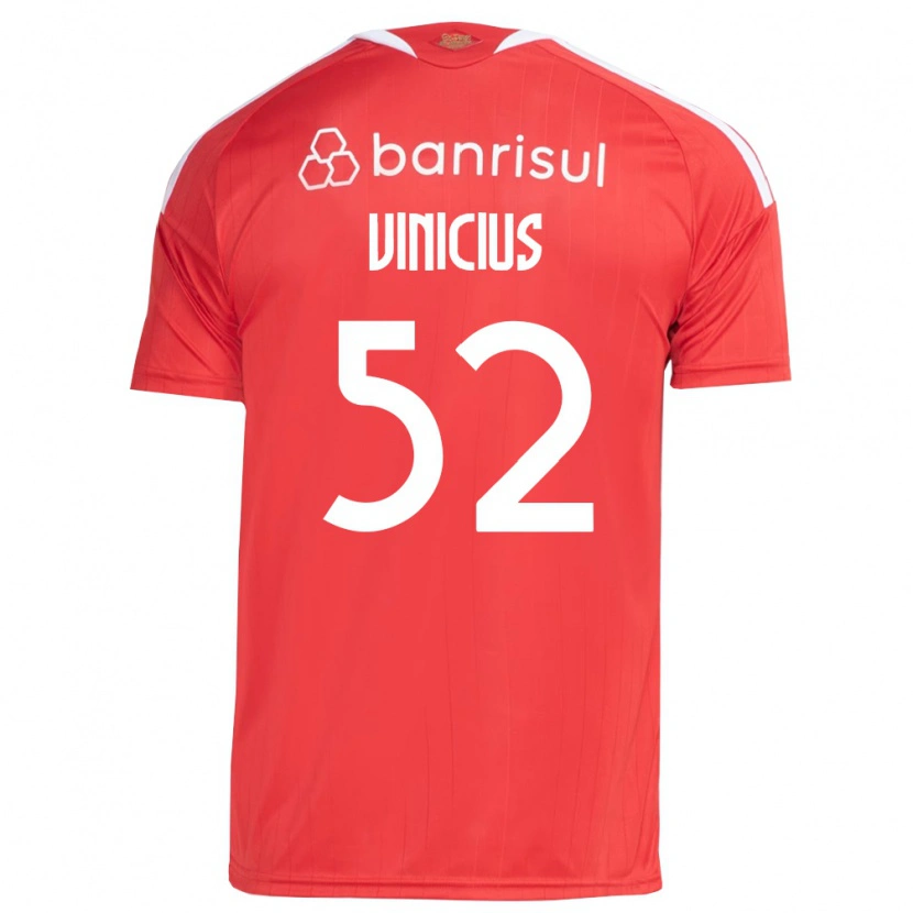 Danxen Hombre Camiseta Gabriel Vinicius #52 Rojo Blanco 1ª Equipación 2026/27 La Camisa