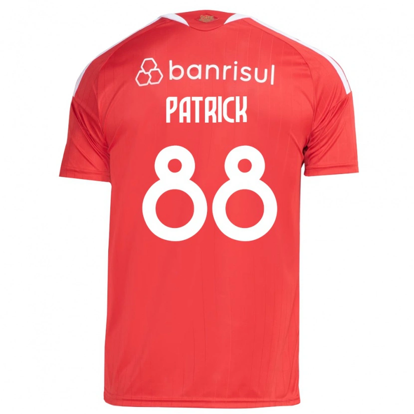Danxen Hombre Camiseta Patrick #88 Rojo Blanco 1ª Equipación 2026/27 La Camisa