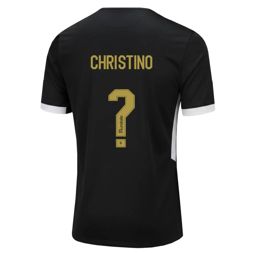 Danxen Hombre Camiseta Guilherme Christino #0 Blanco Negro Amarillo 1ª Equipación 2026/27 La Camisa