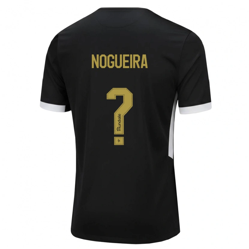 Danxen Hombre Camiseta Vinicius Nogueira #0 Blanco Negro Amarillo 1ª Equipación 2026/27 La Camisa