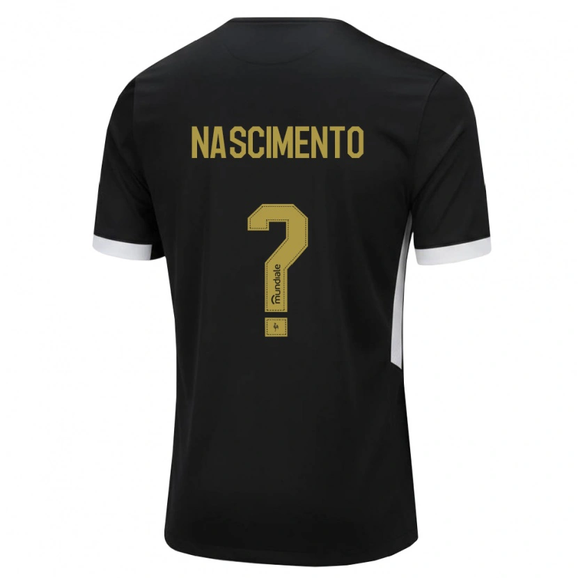 Danxen Hombre Camiseta Ruan Nascimento #0 Blanco Negro Amarillo 1ª Equipación 2026/27 La Camisa