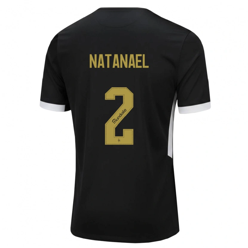 Danxen Hombre Camiseta Natanael Moreira Milouski #2 Blanco Negro Amarillo 1ª Equipación 2026/27 La Camisa