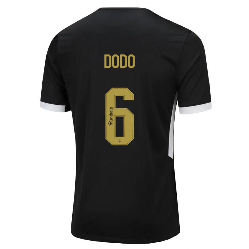 Danxen Hombre Camiseta Dodo #6 Blanco Negro Amarillo 1ª Equipación 2026/27 La Camisa