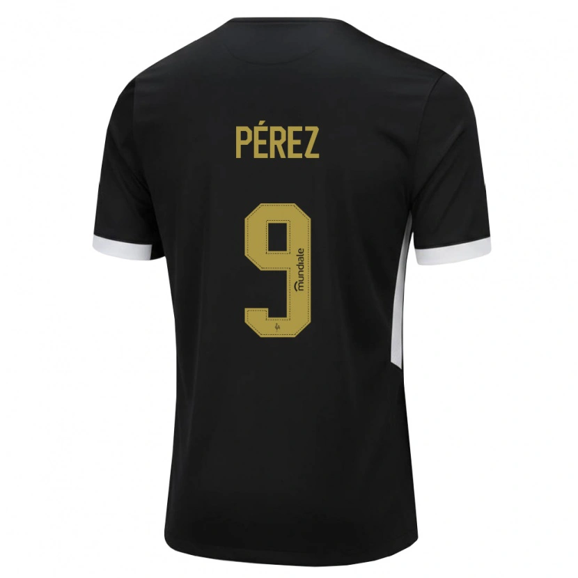 Danxen Hombre Camiseta Diego Pérez #9 Blanco Negro Amarillo 1ª Equipación 2026/27 La Camisa