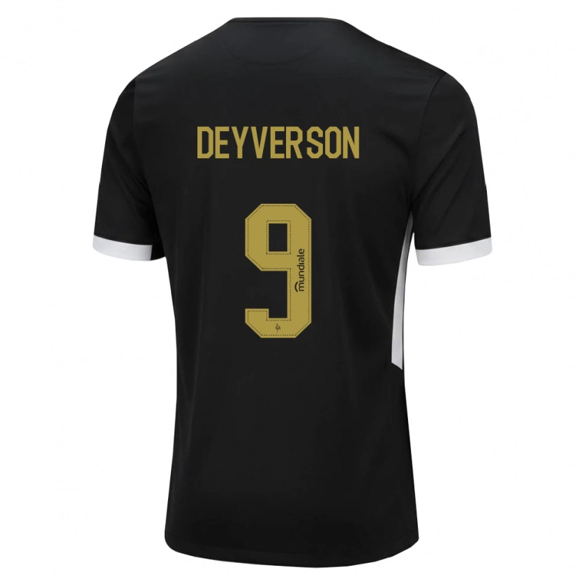 Danxen Hombre Camiseta Deyverson #9 Blanco Negro Amarillo 1ª Equipación 2026/27 La Camisa