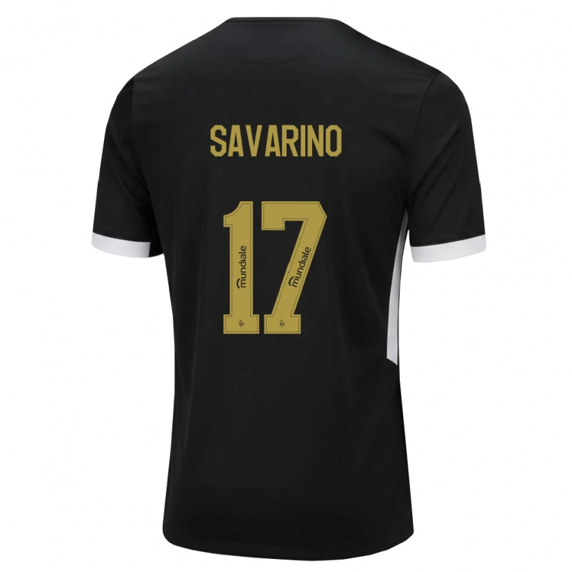 Danxen Hombre Camiseta Jefferson Savarino #17 Blanco Negro Amarillo 1ª Equipación 2026/27 La Camisa
