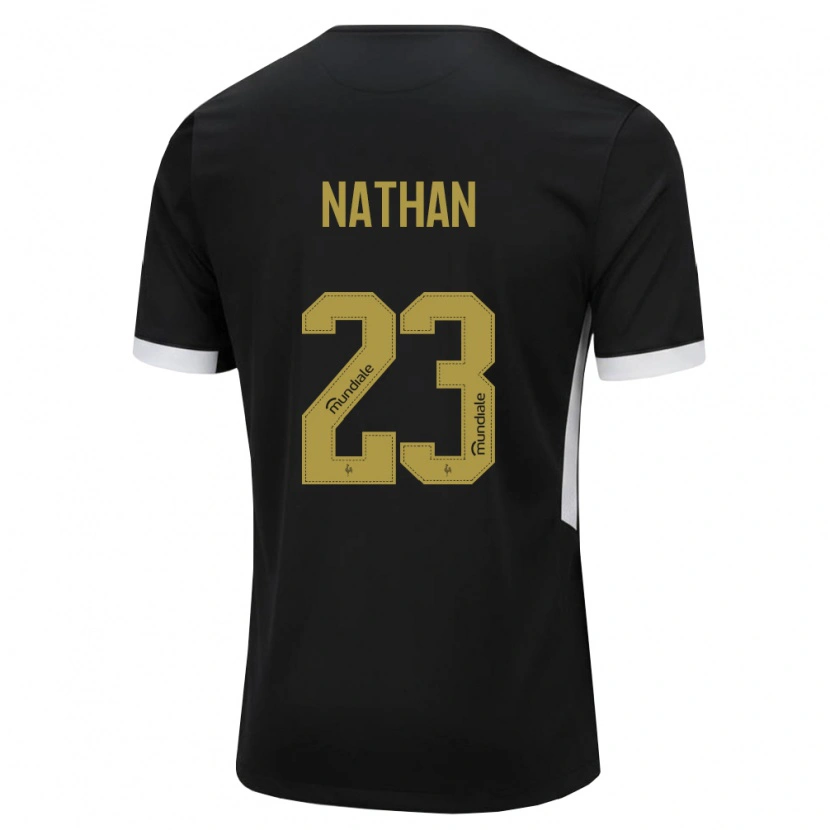 Danxen Hombre Camiseta Nathan #23 Blanco Negro Amarillo 1ª Equipación 2026/27 La Camisa