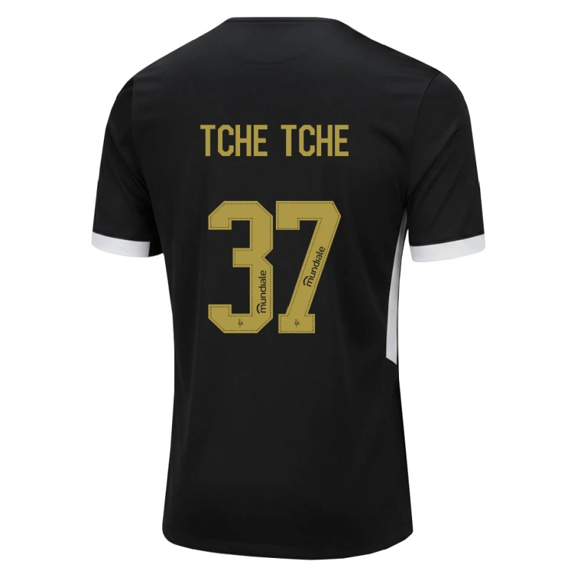 Danxen Hombre Camiseta Tche Tche #37 Blanco Negro Amarillo 1ª Equipación 2026/27 La Camisa