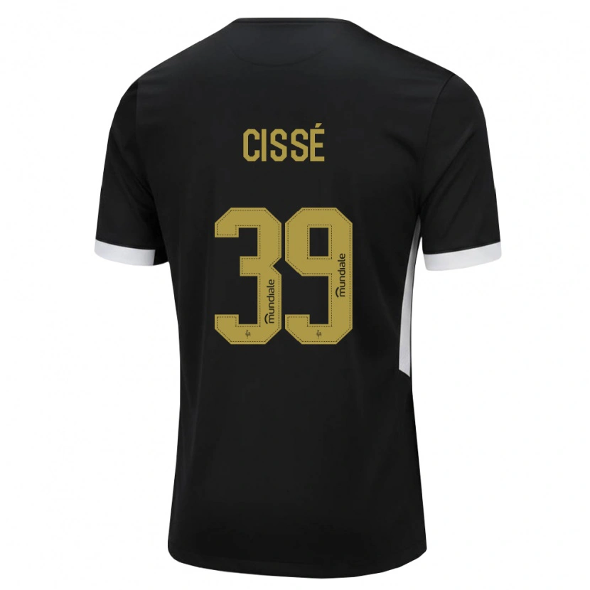 Danxen Hombre Camiseta Mamady Cissé #39 Blanco Negro Amarillo 1ª Equipación 2026/27 La Camisa