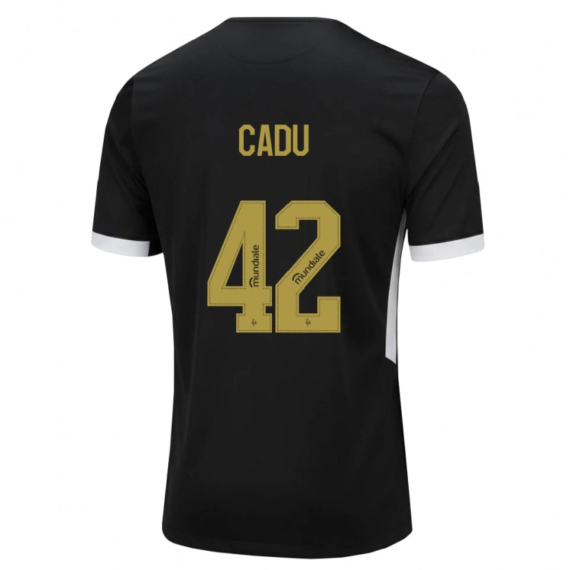 Danxen Hombre Camiseta Cadu #42 Blanco Negro Amarillo 1ª Equipación 2026/27 La Camisa