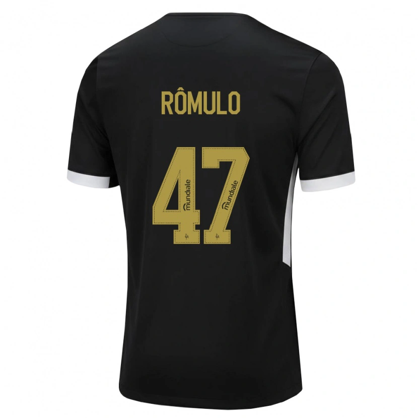 Danxen Hombre Camiseta Rômulo Helberte Pereira Júnior #47 Blanco Negro Amarillo 1ª Equipación 2026/27 La Camisa