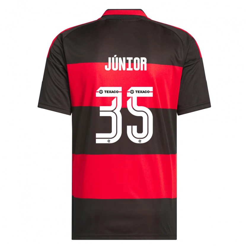 Danxen Hombre Camiseta Kaylaine Júnior #35 Rojo Negro Blanco 1ª Equipación 2026/27 La Camisa