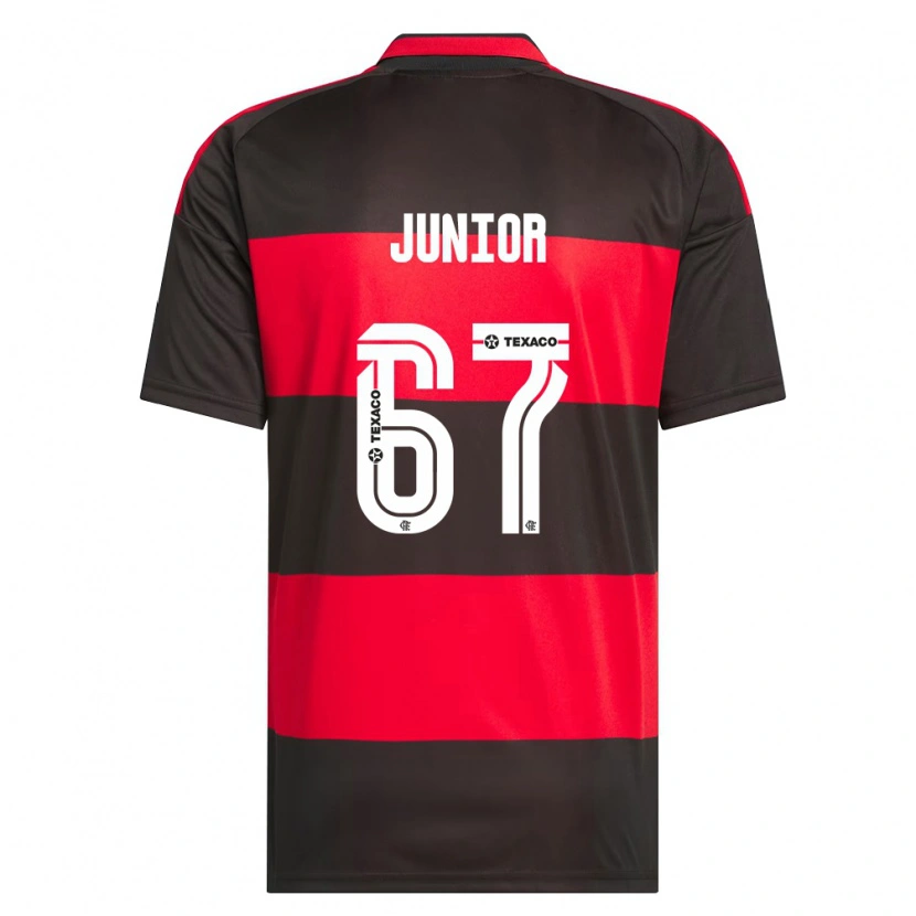 Danxen Hombre Camiseta Kaio Junior #67 Rojo Negro Blanco 1ª Equipación 2026/27 La Camisa