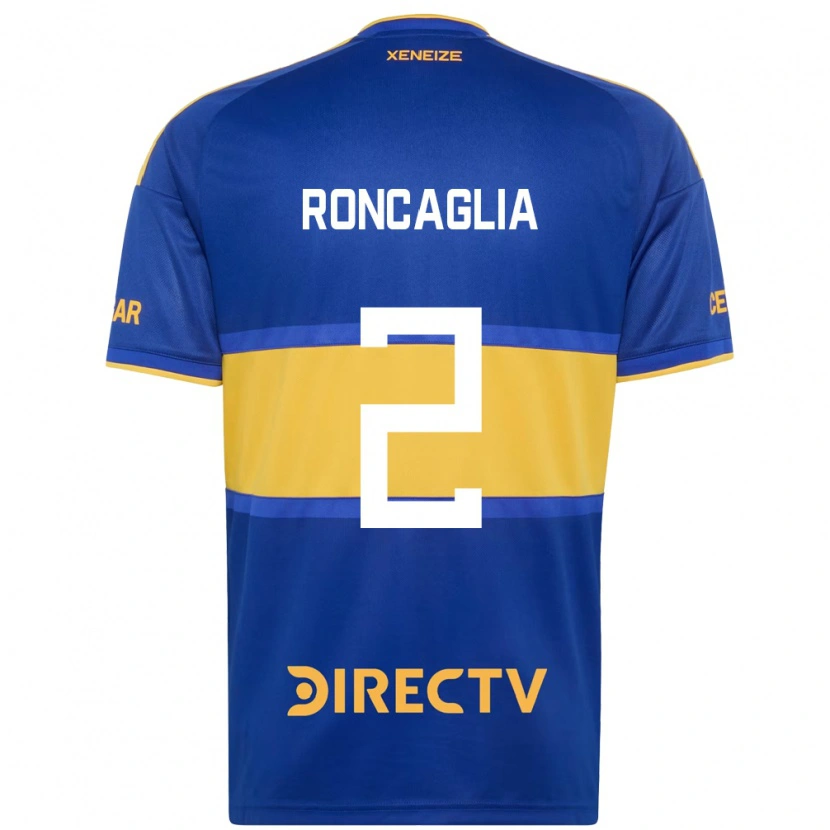 Danxen Hombre Camiseta Facundo Roncaglia #2 Azul Real Amarillo 1ª Equipación 2026/27 La Camisa