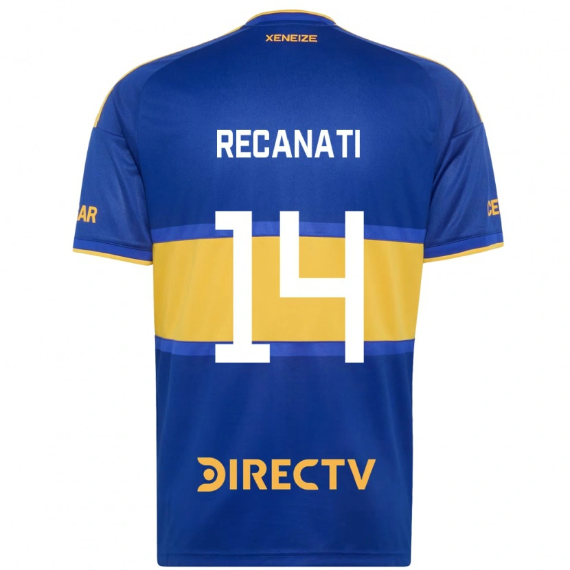 Danxen Hombre Camiseta Bianca Recanati #14 Azul Real Amarillo 1ª Equipación 2026/27 La Camisa