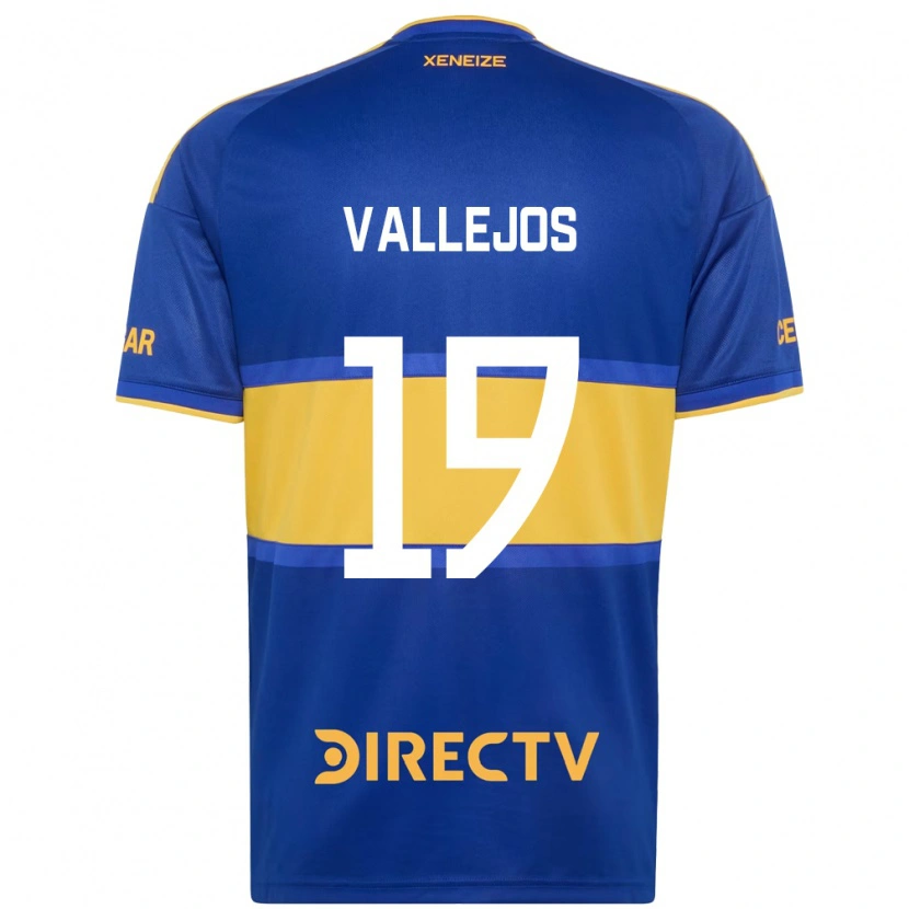 Danxen Hombre Camiseta Fabiana Vallejos #19 Azul Real Amarillo 1ª Equipación 2026/27 La Camisa