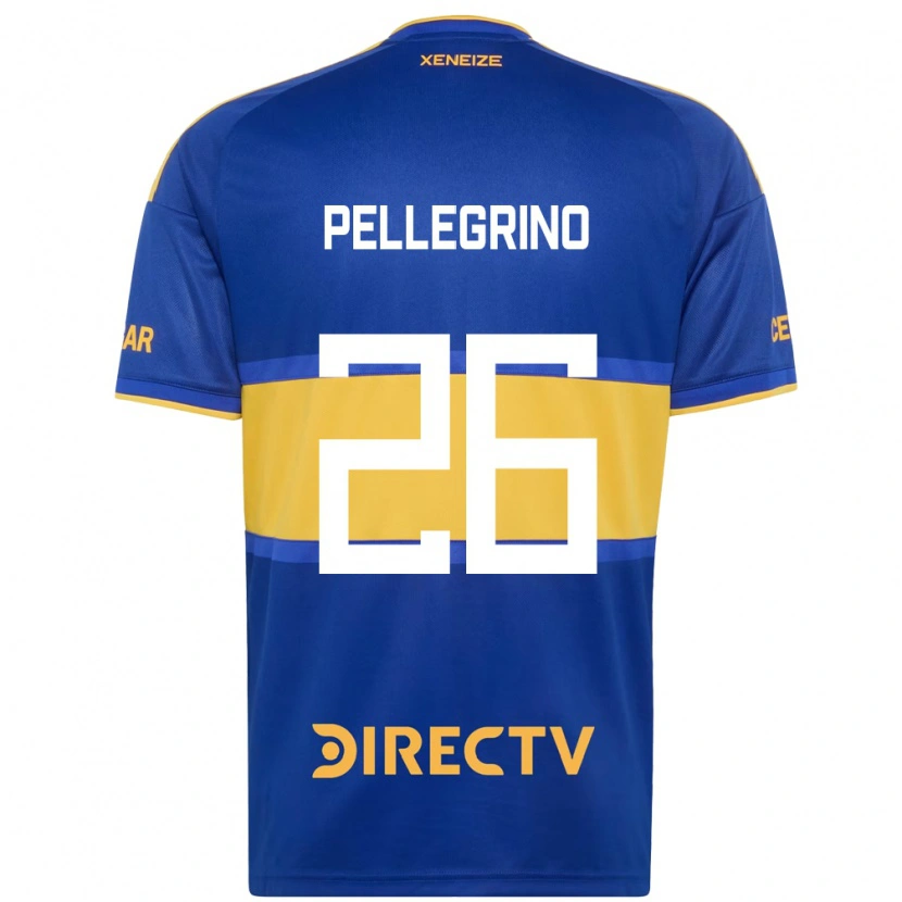 Danxen Hombre Camiseta Marco Pellegrino #26 Azul Real Amarillo 1ª Equipación 2026/27 La Camisa