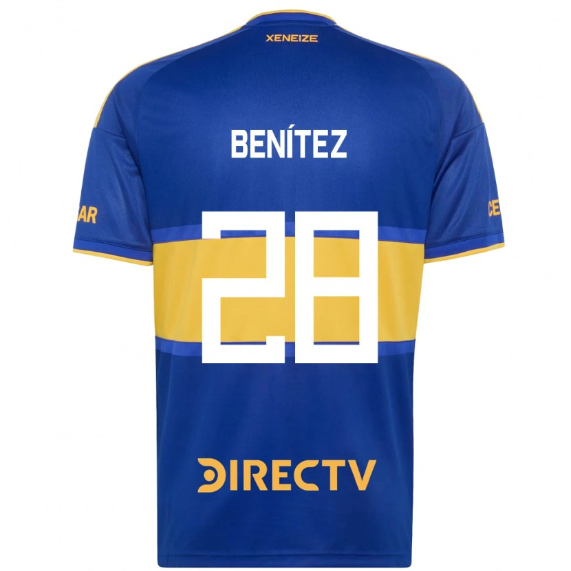 Danxen Hombre Camiseta Yazmín Benítez #28 Azul Real Amarillo 1ª Equipación 2026/27 La Camisa