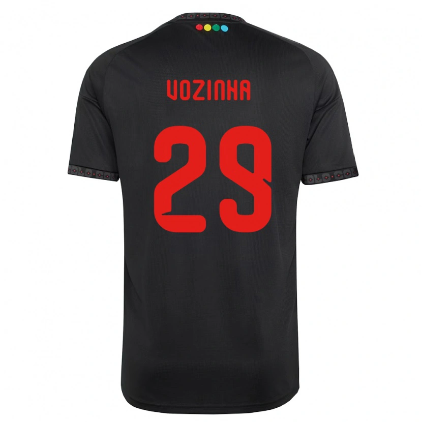 Danxen Hombre Camiseta Vozinha #29 Negro Rojo 2ª Equipación 2026/27 La Camisa