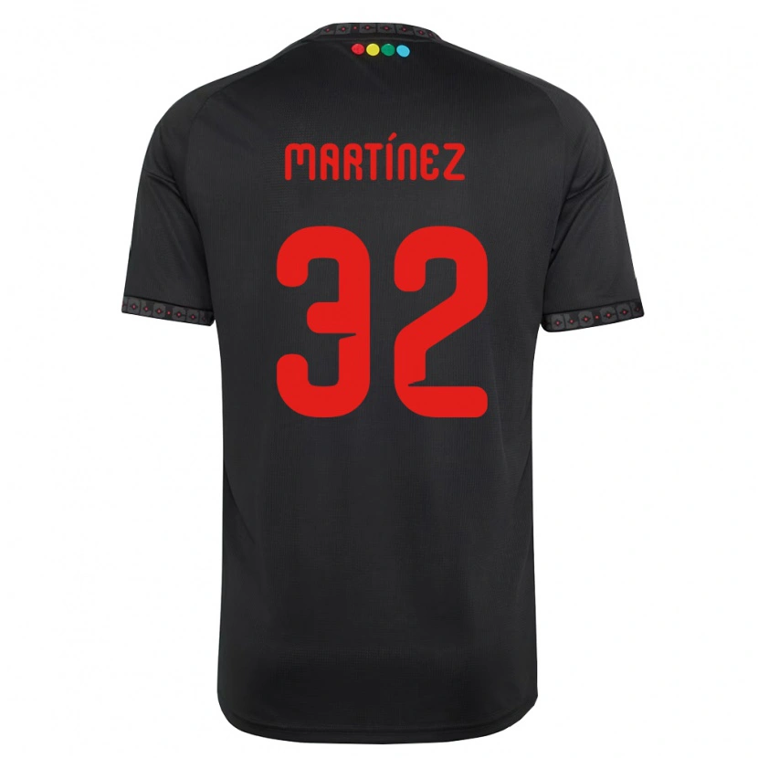 Danxen Hombre Camiseta Vicente Martínez #32 Negro Rojo 2ª Equipación 2026/27 La Camisa