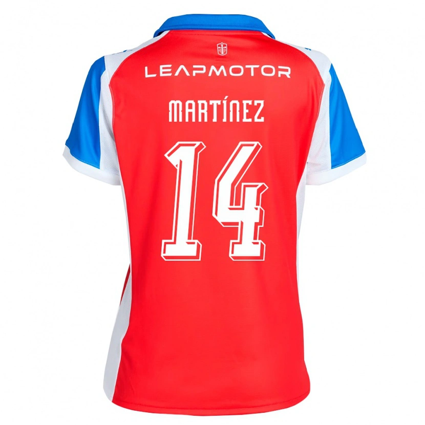 Danxen Hombre Camiseta Jimmy Martínez #14 Rojo Azul 2ª Equipación 2026/27 La Camisa