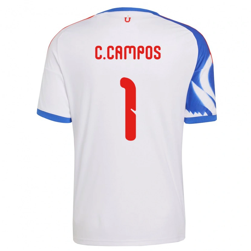 Danxen Hombre Camiseta Cristóbal Campos #1 Blanco Azul Marino 2ª Equipación 2026/27 La Camisa