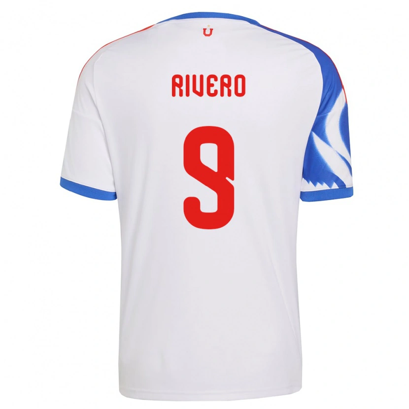 Danxen Hombre Camiseta Octavio Rivero #9 Blanco Azul Marino 2ª Equipación 2026/27 La Camisa