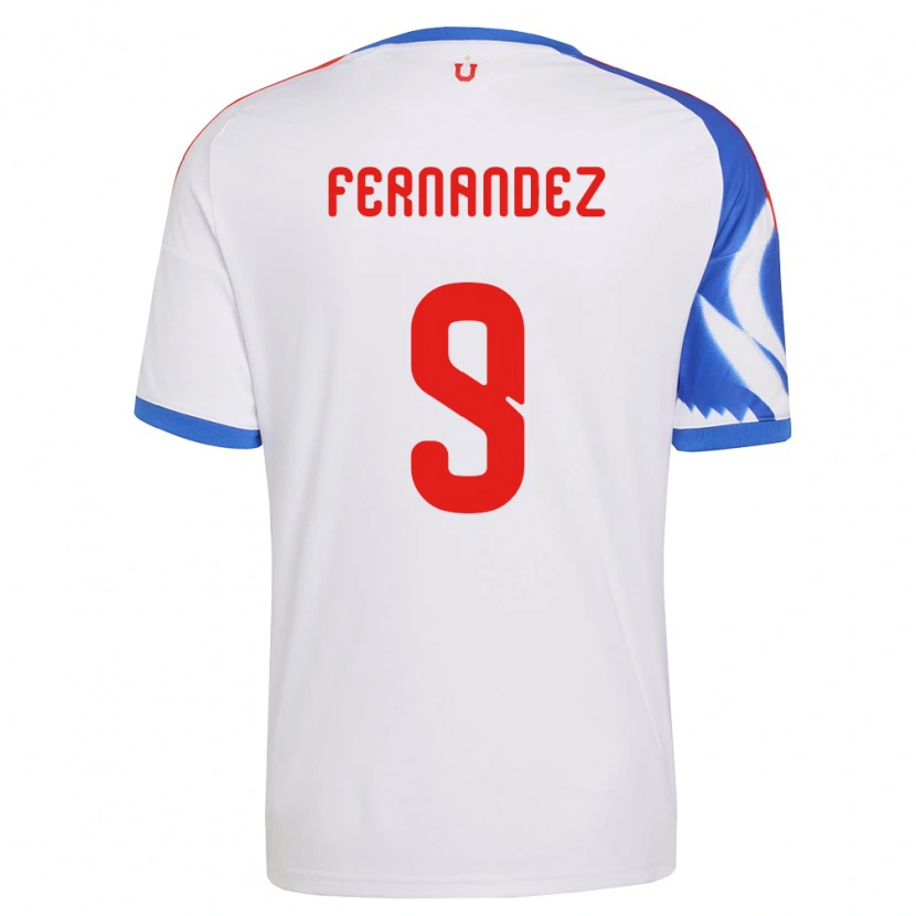 Danxen Hombre Camiseta Leandro Fernández #9 Blanco Azul Marino 2ª Equipación 2026/27 La Camisa