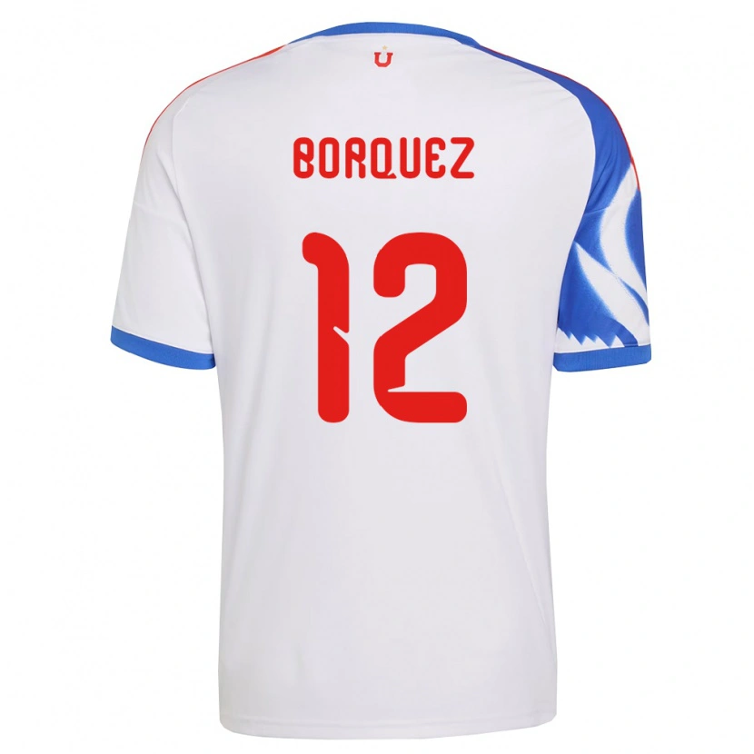 Danxen Hombre Camiseta Gabriela Bórquez #12 Blanco Azul Marino 2ª Equipación 2026/27 La Camisa